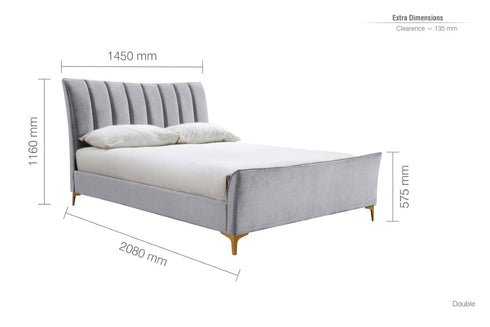 Clover Fabric Bed